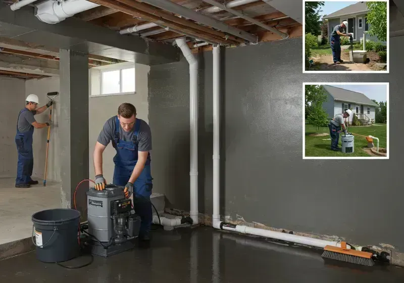 Basement Waterproofing and Flood Prevention process in East Florence, AL